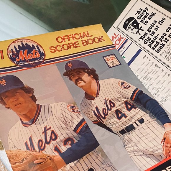 3 Vintage Mets Baseball Scorebooks from 1981-1983 - Picture 10 of 13